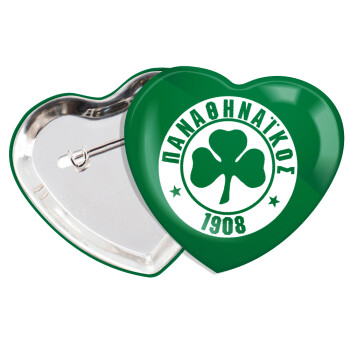 ΠΑΟ Παναθηναϊκός, Κονκάρδα παραμάνα καρδιά (57x52mm)