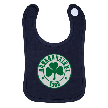 ΠΑΟ Παναθηναϊκός, Σαλιάρα με Σκρατς 100% Organic Cotton Μπλε (0-18 months)