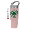 Pink color, 890ml (30oz) stainless Steel Tumbler with Handle