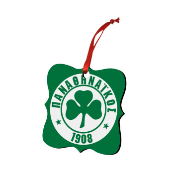 ΠΑΟ Παναθηναϊκός, Christmas ornament polygon wooden 7.5cm