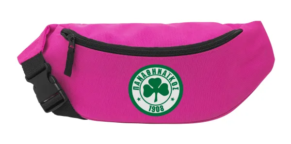 ΠΑΟ Παναθηναϊκός — Unisex waist bag (banana) in PINK color with 2 pockets