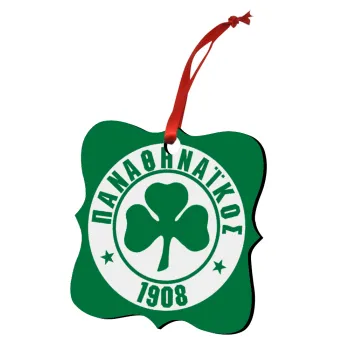ΠΑΟ Παναθηναϊκός, Christmas ornament polygon wooden 7.5cm