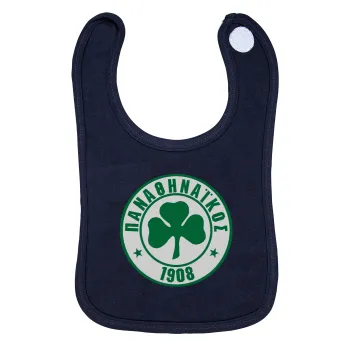 ΠΑΟ Παναθηναϊκός, Σαλιάρα με Σκρατς 100% Organic Cotton Μπλε (0-18 months)