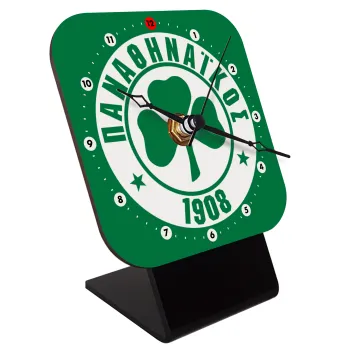 ΠΑΟ Παναθηναϊκός, Επιτραπέζιο ρολόι ξύλινο με δείκτες (10cm)