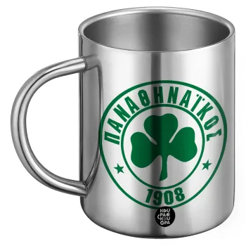 ΠΑΟ Παναθηναϊκός, Ανοξείδωτη Μεταλλική Κούπα 450ml - Διπλού Τοιχώματος