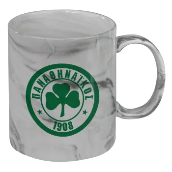 ΠΑΟ Παναθηναϊκός, Mug ceramic marble style, 330ml