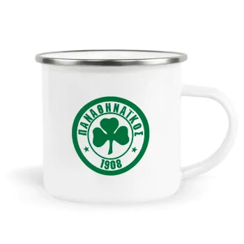 ΠΑΟ Παναθηναϊκός, Metallic enamel cup white 360ml