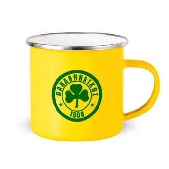 ΠΑΟ Παναθηναϊκός, Yellow Enamel Metallic Cup 360ml