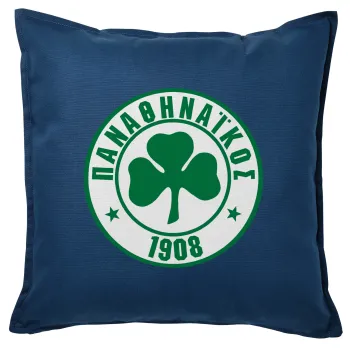 ΠΑΟ Παναθηναϊκός, Μαξιλάρι καναπέ Μπλε 100% βαμβάκι, περιέχεται το γέμισμα (50x50cm)