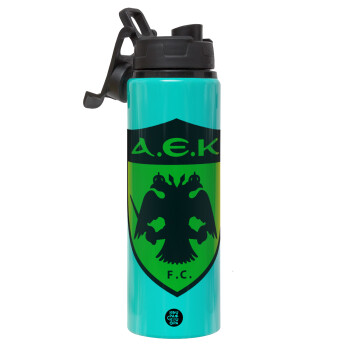 ΑΕΚ, Metallic water bottle with safety lid, 850ml aluminum