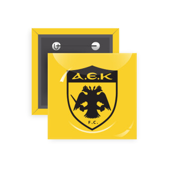 ΑΕΚ, Κονκάρδα παραμάνα τετράγωνη 5x5cm