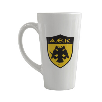 ΑΕΚ, Κούπα κωνική Latte Μεγάλη, κεραμική, 450ml