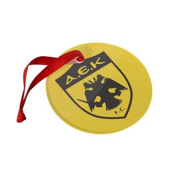 ΑΕΚ, Christmas ornament glass 9cm