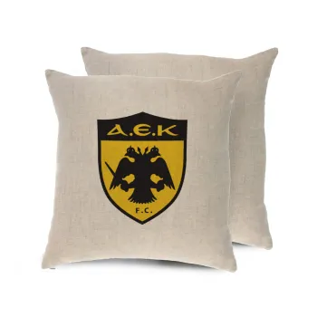 ΑΕΚ, Μαξιλάρι καναπέ ΛΙΝΟ 40x40cm περιέχεται το  γέμισμα
