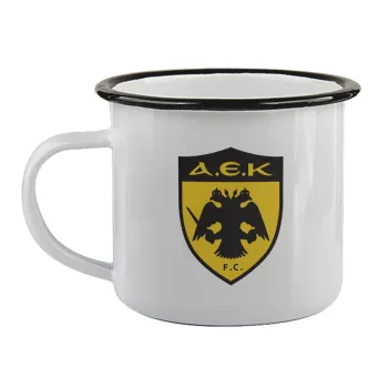 ΑΕΚ, Κούπα εμαγιέ με μαύρο χείλος 360ml