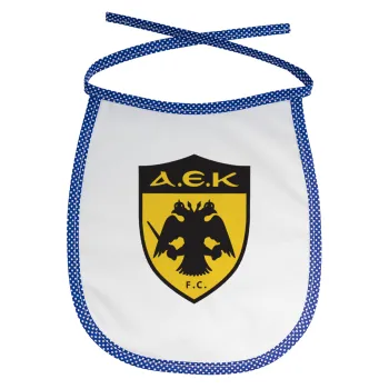ΑΕΚ, Σαλιάρα μωρού αλέκιαστη με κορδόνι Μπλε