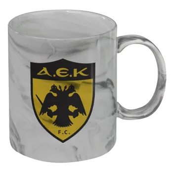ΑΕΚ, Mug ceramic marble style, 330ml