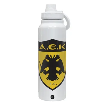 ΑΕΚ, Θερμός 1L Ανοξείδωτο με Βάση Κινητού & Διπλά Τοιχώματα