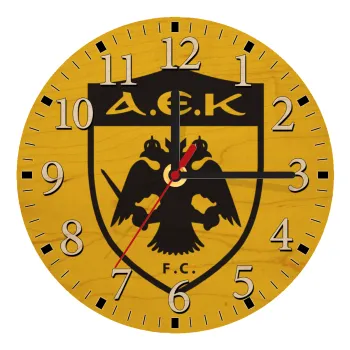 ΑΕΚ, Ρολόι τοίχου ξύλινο plywood (20cm)