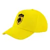 Child's Baseball Cap, 100% Cotton Twill, Yellow (COTTON, CHILD, UNISEX, ONE SIZE)