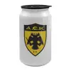 Κούπα ταξιδιού μεταλλική με καπάκι (tin-can) 500ml