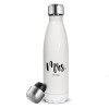 Mr & Mrs (Mrs), Metal mug thermos White (Stainless steel), double wall, 500ml