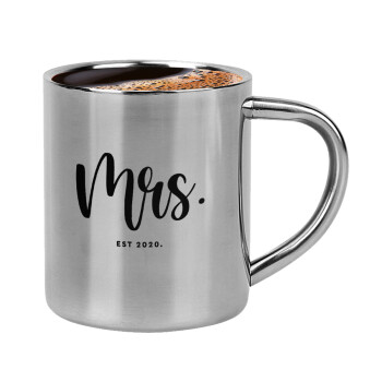 Mr & Mrs (Mrs), Κουπάκι μεταλλικό διπλού τοιχώματος για espresso (220ml)
