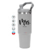 GREY color, 890ml (30oz) stainless Steel Tumbler with Handle