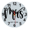 Ρολόι τοίχου γυάλινο (20cm)