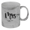 Mug ceramic marble style, 330ml