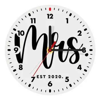 Mr & Mrs (Mrs), Ρολόι τοίχου ξύλινο (20cm)
