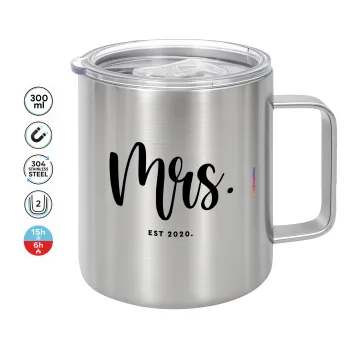Mr & Mrs (Mrs), Mug Stainless steel double wall 300ml