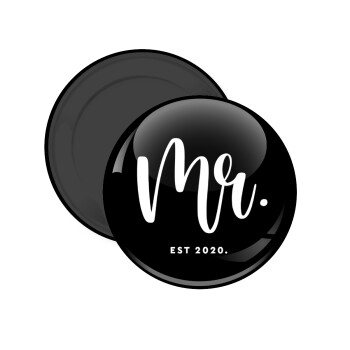 Mr & Mrs (Mr), Μαγνητάκι ψυγείου στρογγυλό διάστασης 5cm
