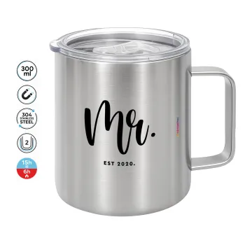 Mr & Mrs (Mr), Mug Stainless steel double wall 300ml