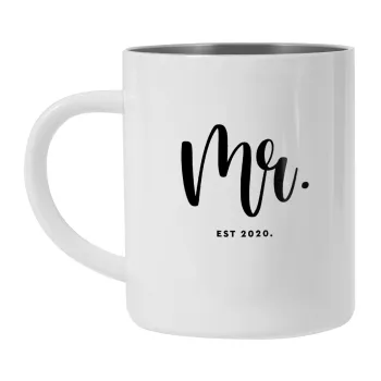 Mr & Mrs (Mr), Mug Stainless steel double wall 300ml