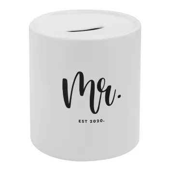 Mr & Mrs (Mr), Κουμπαράς πορσελάνης με τάπα