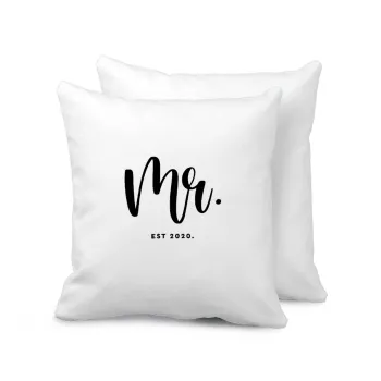 Mr & Mrs (Mr), Sofa cushion 40x40cm includes filling