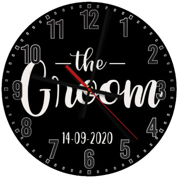 Groom & Bride (Groom), Ρολόι τοίχου ξύλινο (30cm)