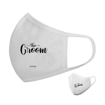 Groom & Bride (Groom), Μάσκα υφασμάτινη υψηλής άνεσης παιδική (Δώρο πλαστική θήκη)