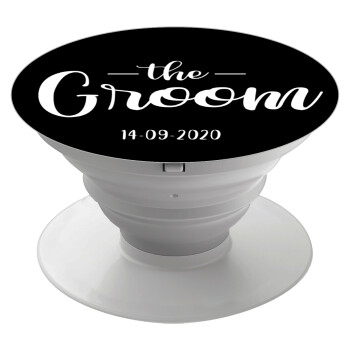 Groom & Bride (Groom), Phone Holders Stand  White Hand-held Mobile Phone Holder