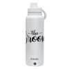 1L Stainless Steel Thermal Bottle with Phone Holder & Double Wall Insulation