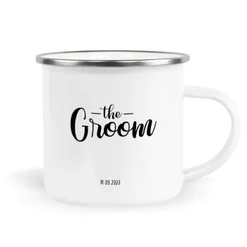 Groom & Bride (Groom), Κούπα Μεταλλική εμαγιέ λευκη 360ml