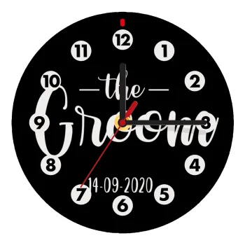 Groom & Bride (Groom), Ρολόι τοίχου ξύλινο (20cm)