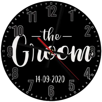 Groom & Bride (Groom), Ρολόι τοίχου ξύλινο (30cm)