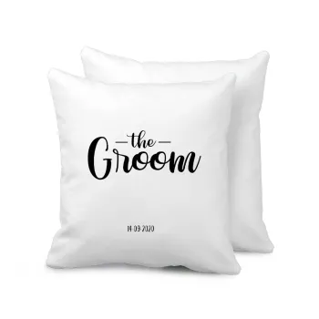 Groom & Bride (Groom), Sofa cushion 40x40cm includes filling