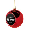 Christmas tree ball Red 8cm
