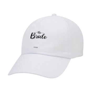 Groom & Bride (Bride), Καπέλο Baseball Λευκό (5-φύλλο, unisex)