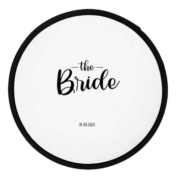 Groom & Bride (Bride), Βεντάλια υφασμάτινη αναδιπλούμενη με θήκη (20cm)