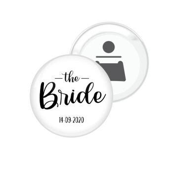 Groom & Bride (Bride), Μαγνητάκι και ανοιχτήρι μπύρας στρογγυλό διάστασης 5,9cm