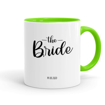 Groom & Bride (Bride), Κούπα χρωματιστή βεραμάν, κεραμική, 330ml